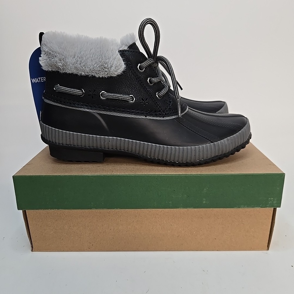 JBU by Jambu Snow Boots Womens 7M B1MRA01 Maria Waterproof Faux Fur Black